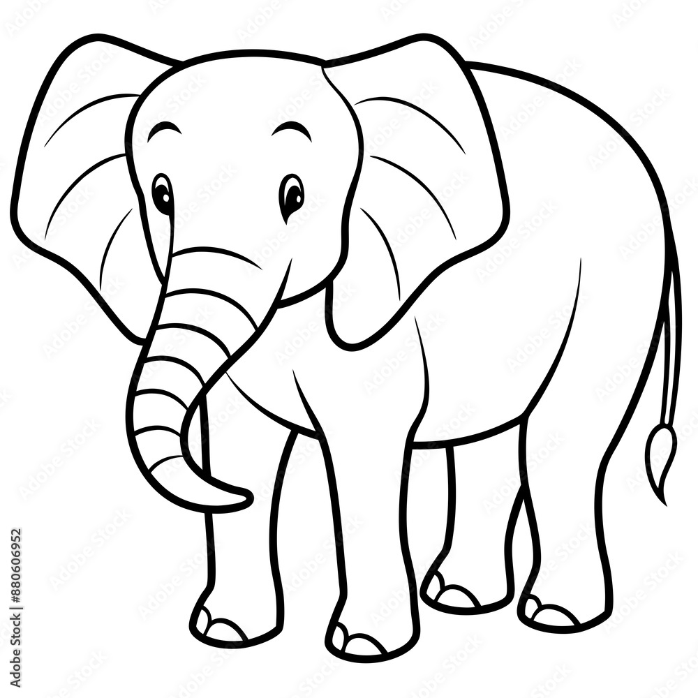 elephant line art vector silhouette elephant line art vector silhouette