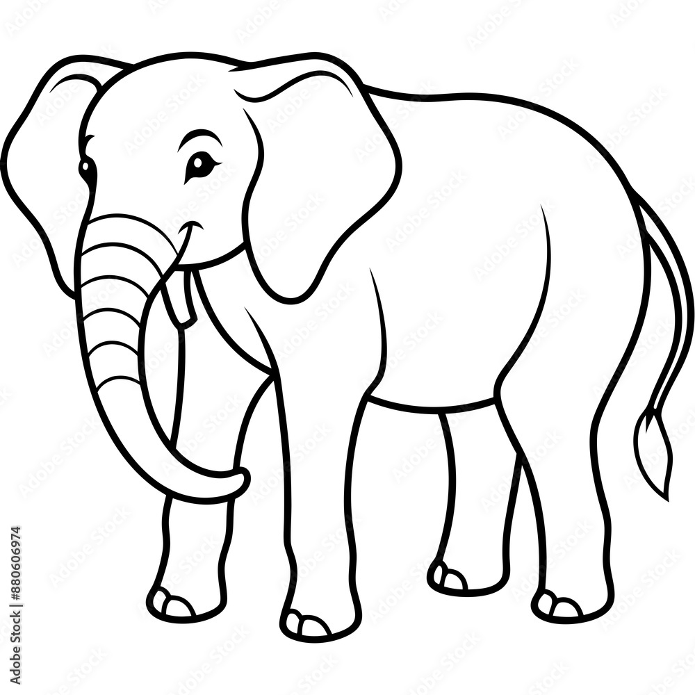elephant line art vector silhouette elephant line art vector silhouette