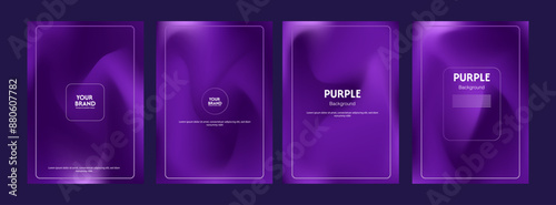 Gradient texture elegant dark purple cover design. Luxury background with soft texture.