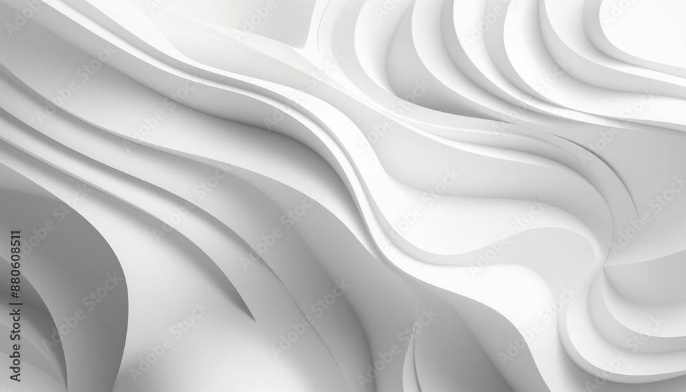 white wave abstract background