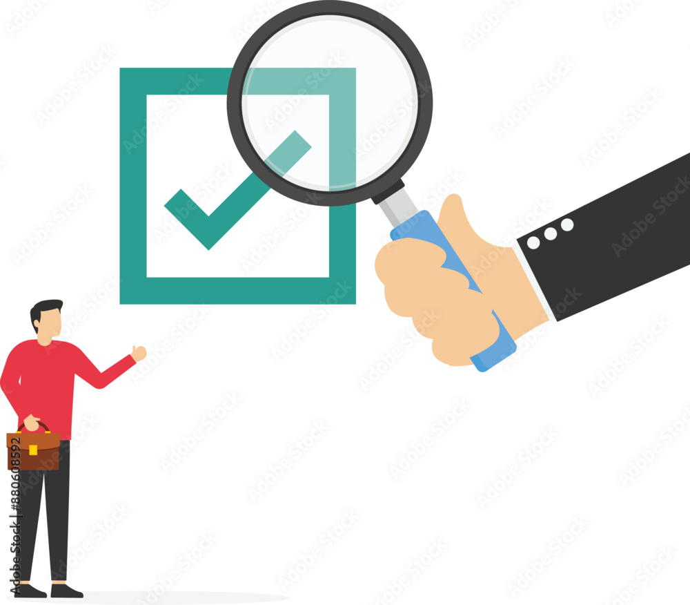 Task completed. Agreement to deliver, leadership skill or trust on work responsibility. Flat vector illustration.
Task completed. Agreement to deliver, leadership skill or trust on work responsibility. Flat vector illustration.