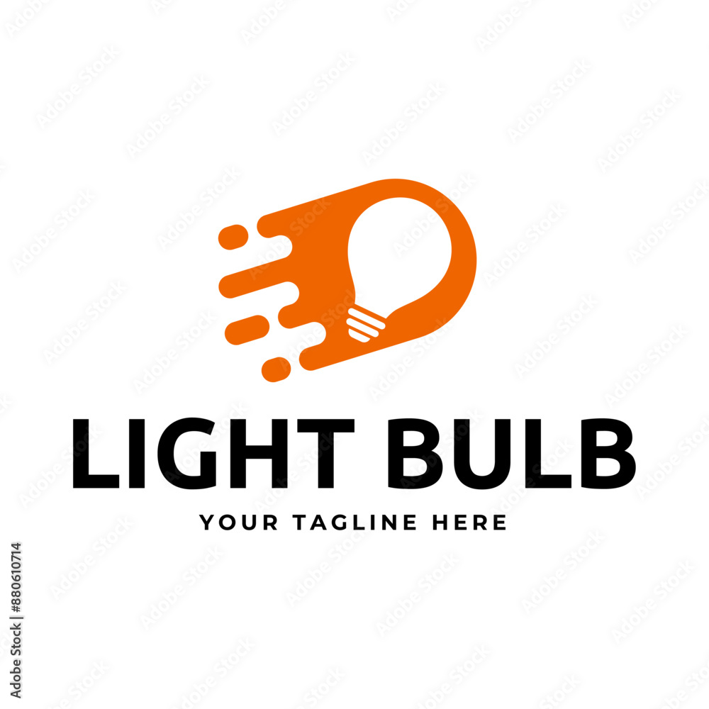 Obraz premium Light bulb logo design vector.