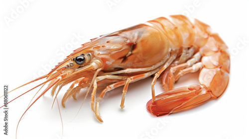 Wallpaper Mural Close-up of a cooked shrimp on white background Torontodigital.ca