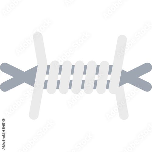Rope vector icon with isolated  background in flat style 
