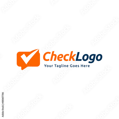 Free Download Check mark vector icon logo design illustration - GFXLoad