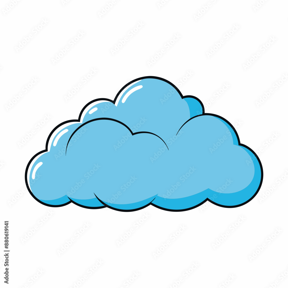 Cloud vector illustration, Cloud vector art, Cloud silhouette, cloud icon Cloud vector illustration, Cloud vector art, Cloud silhouette, cloud icon