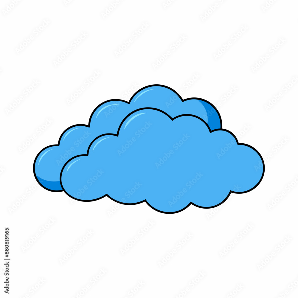 Cloud vector illustration, Cloud vector art, Cloud silhouette, cloud icon Cloud vector illustration, Cloud vector art, Cloud silhouette, cloud icon