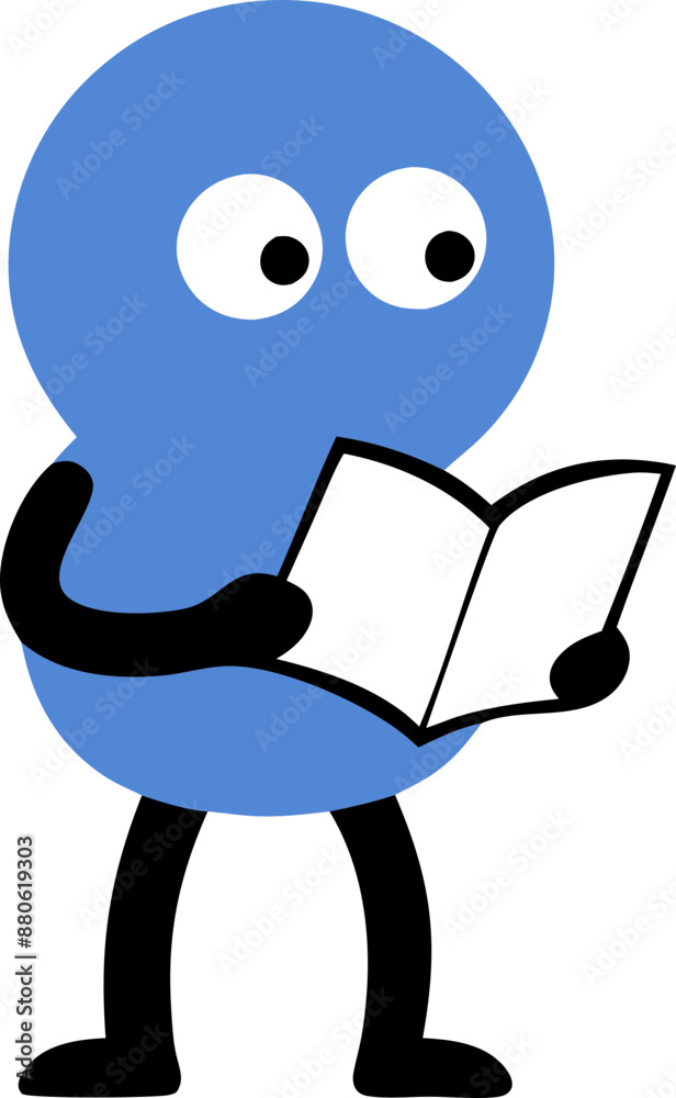 cute blue mascot cute blue mascot