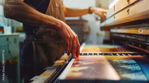 Printing a Colorful Landscape with a Large Format Printer