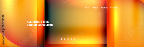 Circle triangle geometric web site page template. Vector Illustration For Wallpaper, Banner, Background, Card, Book Illustration, landing page