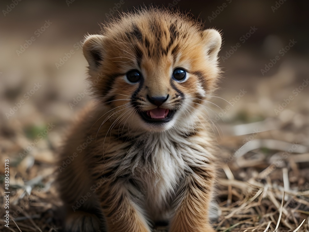Obraz premium Baby animal smiling