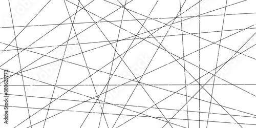 abstract black lines with white background . Geometric lines with banner design Transparent PNG  available Abstract grey and silver random .for website design Technology background, 