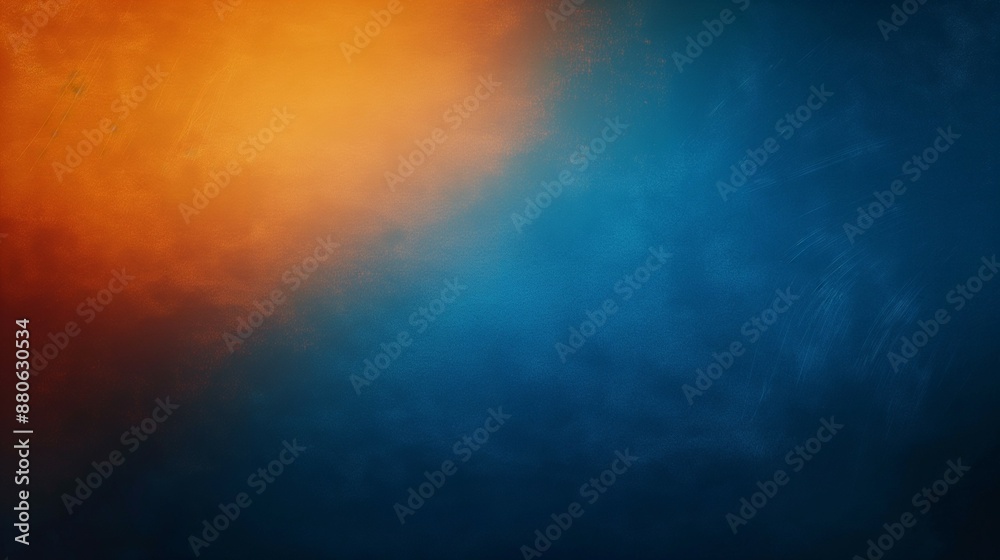 Obraz premium Gradient background from dark blue to orange
