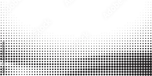 Background with monochrome dot texture. Polka dot pattern template. Background with black dots - stock vector dots basic background dots