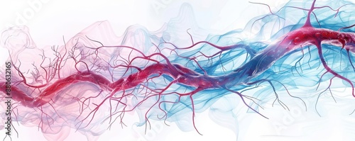 Angiogram procedure showing detailed arterial pathways, medical imaging, vascular diagnostics