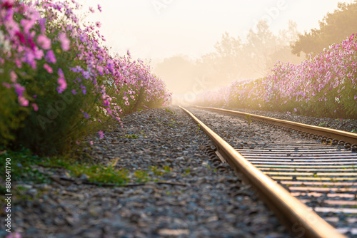 A beautiful place where the wind sways and cosmos blooms.