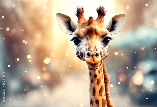 animal zoo print set illustration cartoon baby character poster watercolor sweet cute childcarecenter photo