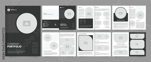 Architecture portfolio brochure or portfolio template design