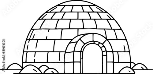 Igloo house , snow house, eskimo house