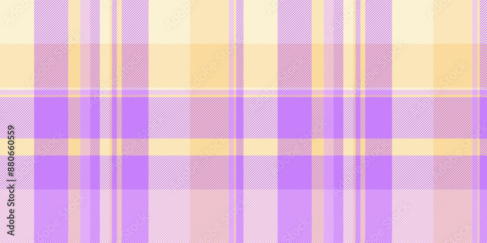 Real textile texture seamless, cool pattern background plaid. Nobility tartan check fabric vector in violet and papaya whip colors. Real textile texture seamless, cool pattern background plaid. Nobility tartan check fabric vector in violet and papaya whip colors.