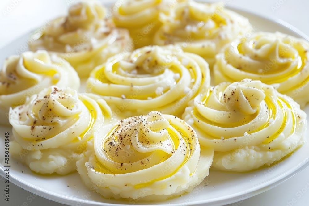 Visually Appealing Double Potato Mash with Olive Oil Visually Appealing Double Potato Mash with Olive Oil