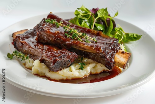 Delicious BBQ Beef Short Ribs with Granulated Onion and Garlic Seasoning