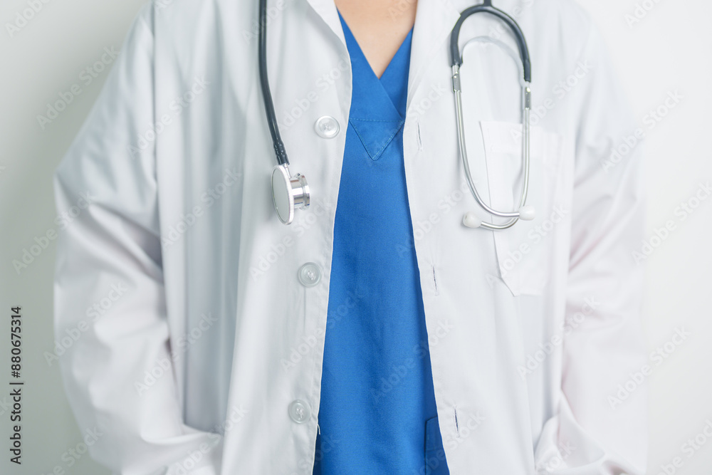 Healthcare and medical concept. doctor hand hold stethoscope in hospital. Health background, wellness and Insurance Healthcare and medical concept. doctor hand hold stethoscope in hospital. Health background, wellness and Insurance