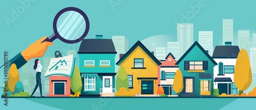 Real estate investor researching market trends and property values online evaluating investment opportunities