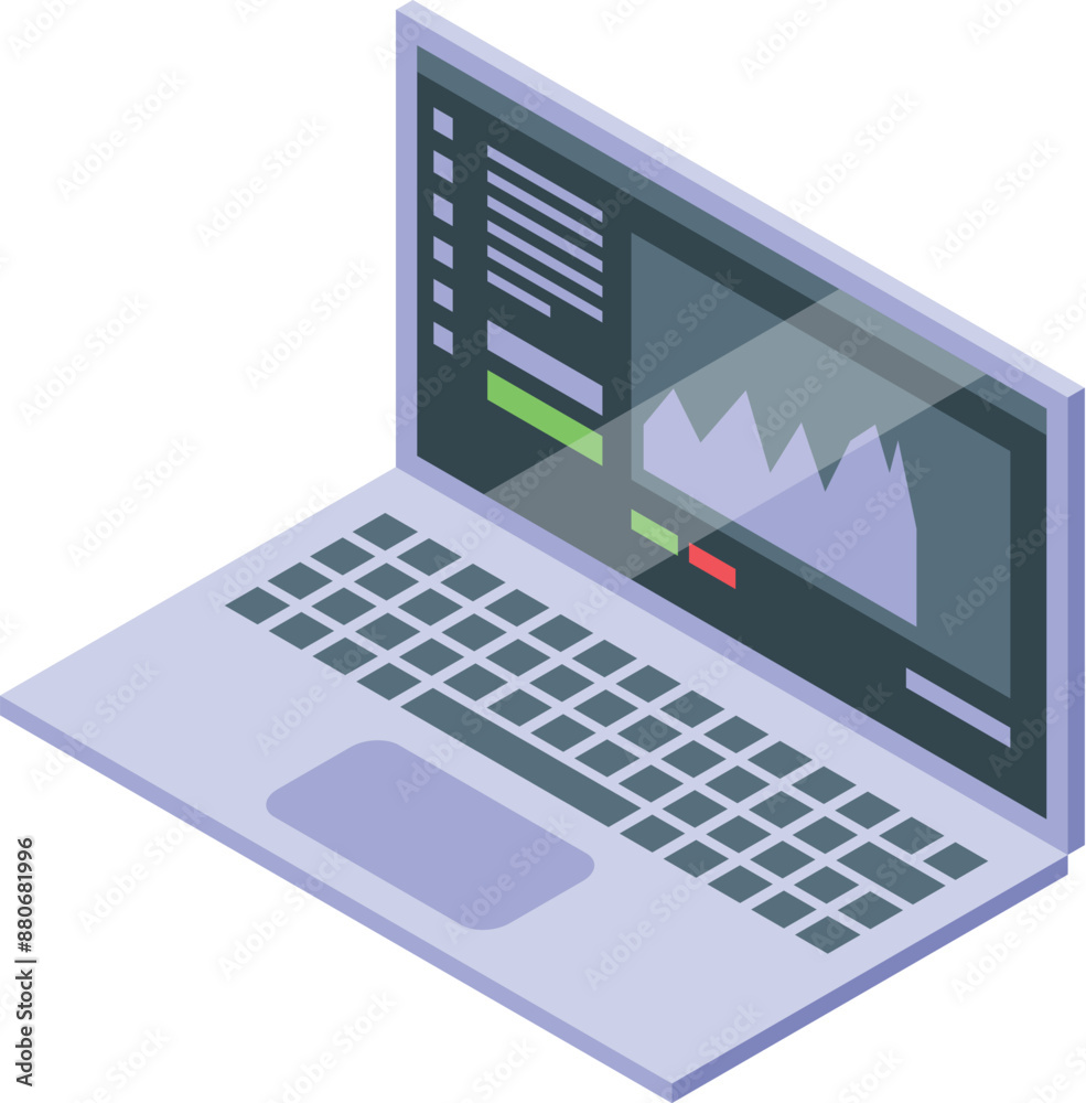 Laptop displaying financial data, suggesting online trading and investment activities