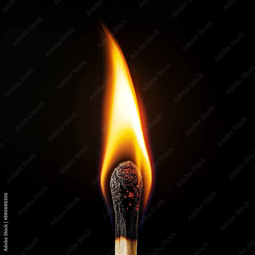 Match flame background, high resolution image Match flame background, high resolution image