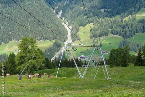 Verlassene Bahnanlagen in den Alpen mitten auf der Weide - Technik und Naturschutz photo