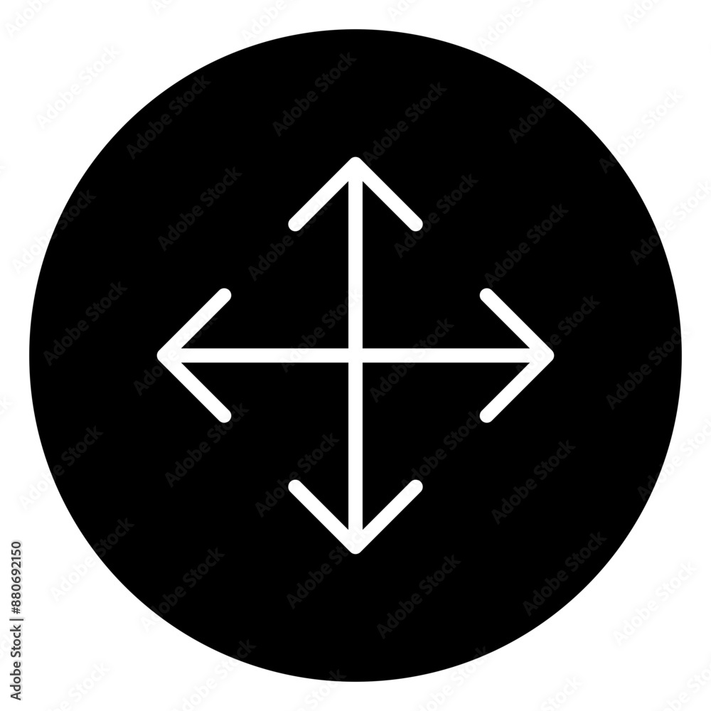Vector Icon movement, arrow, sign, direction Vector Icon movement, arrow, sign, direction