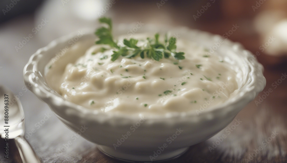 creamy tartar sauce in a small decorative bowl, ad shot
creamy tartar sauce in a small decorative bowl, ad shot