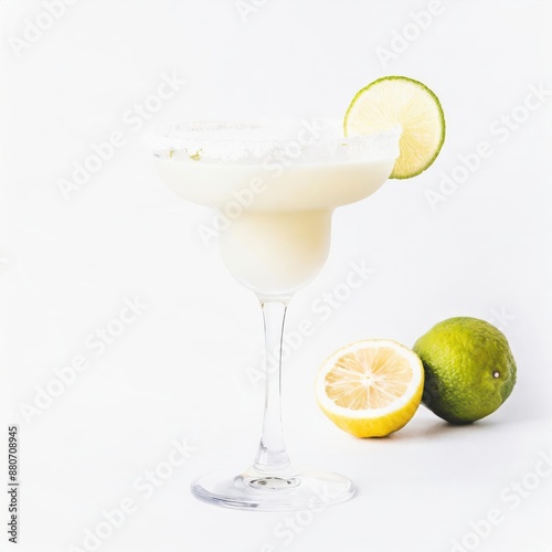 Wallpaper Mural Margarita in a glass isolated on white background Torontodigital.ca