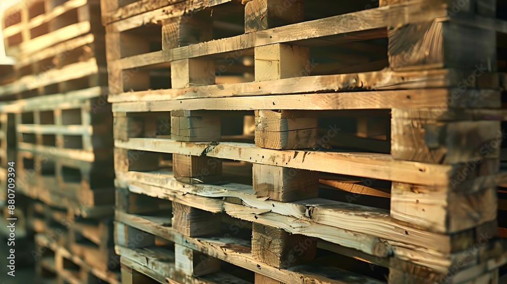 High Stack of Wooden Pallets, wooden pallets, stacked high, industrial, storage High Stack of Wooden Pallets, wooden pallets, stacked high, industrial, storage