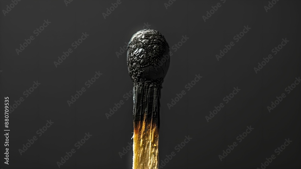 Burnout Symbolism, conceptual, matchstick, burnt, end Burnout Symbolism, conceptual, matchstick, burnt, end