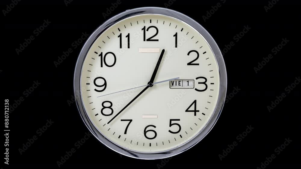 clock passing 6 hours in stop motion clock passing 6 hours in stop motion
