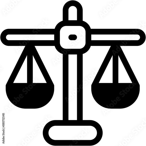 Vector Icon Balance, Legal, Equal, Judge, Truth, Balance Scale