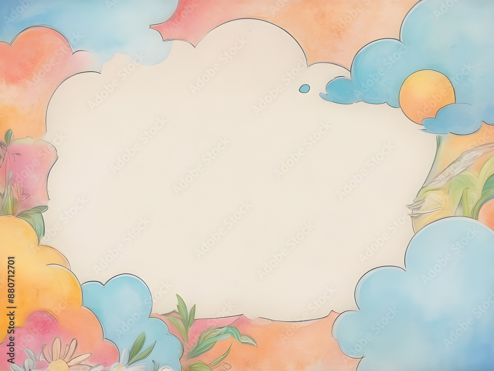 Fototapeta premium abstract background with summer dream
