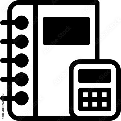 Vector Icon Accounting Book, Accounting, Finance, Financial, Business, Business Accounting