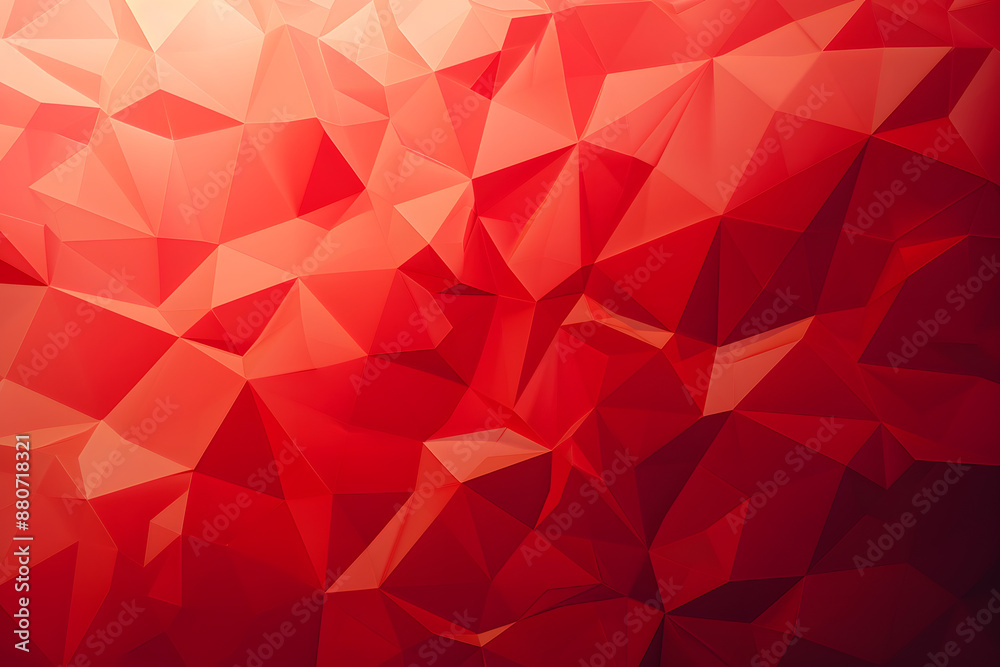 Red abstract low poly style illustration graphic background Red abstract low poly style illustration graphic background