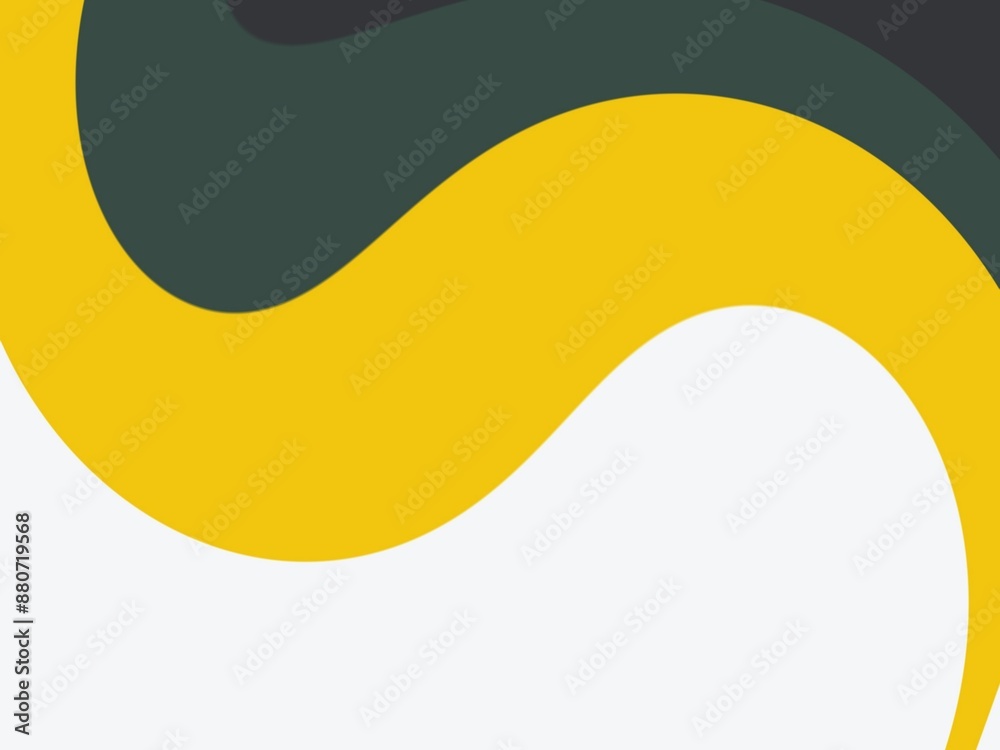 Abstract yellow and green wave logo design Abstract yellow and green wave logo design