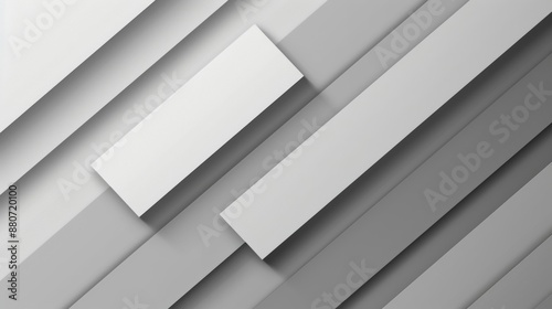 Abstract Diagonal White and Gray Stripes Pattern