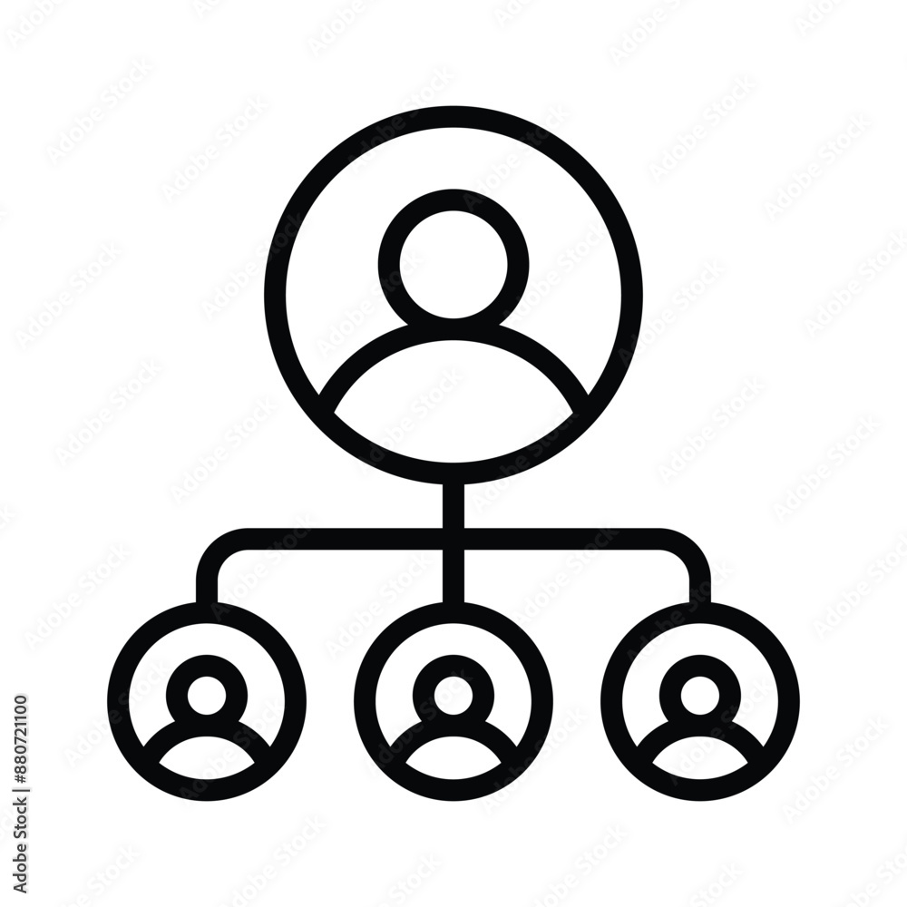 Have a look at this amazing icon of user network in modern style, customizable vector Have a look at this amazing icon of user network in modern style, customizable vector