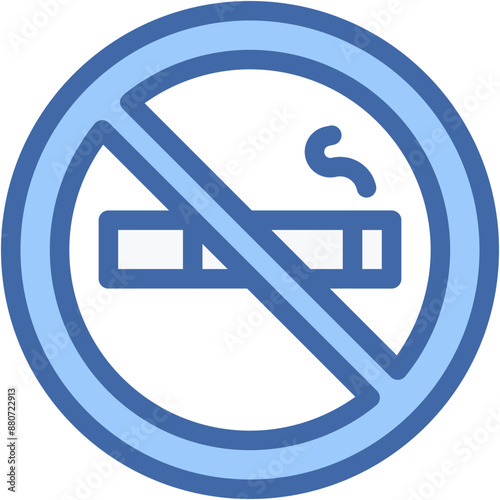 Vector Icon No Smoking, No Smoke, Smoke, No Cigarette Smoking, Forbidden, Prohibition