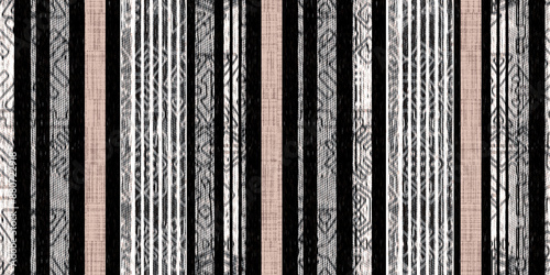 Rug seamless texture with ethnic pattern, fabric texture, grunge background, boho style pattern, patchwork, 3d illustratio