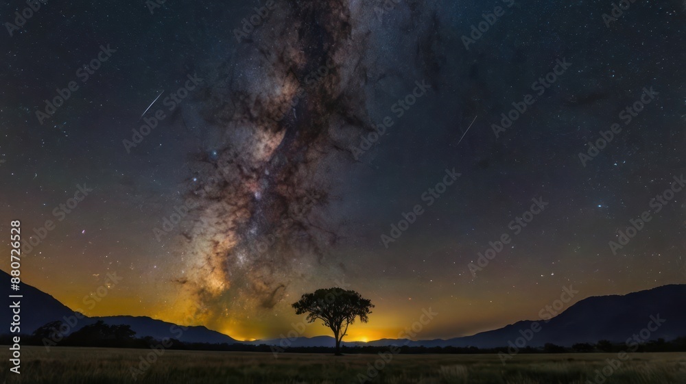 Fototapeta premium night sky with stars