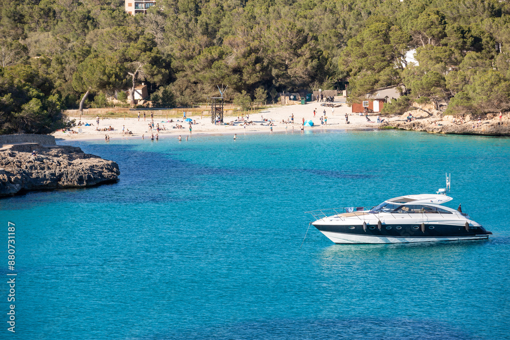 Obraz premium Cala S’Amarador und Cala Mondragó auf Mallorca