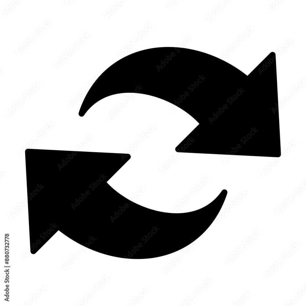 Vector Icon recycling, resources, arrow, sign Vector Icon recycling, resources, arrow, sign