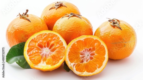 Narenj fruit on white background photo